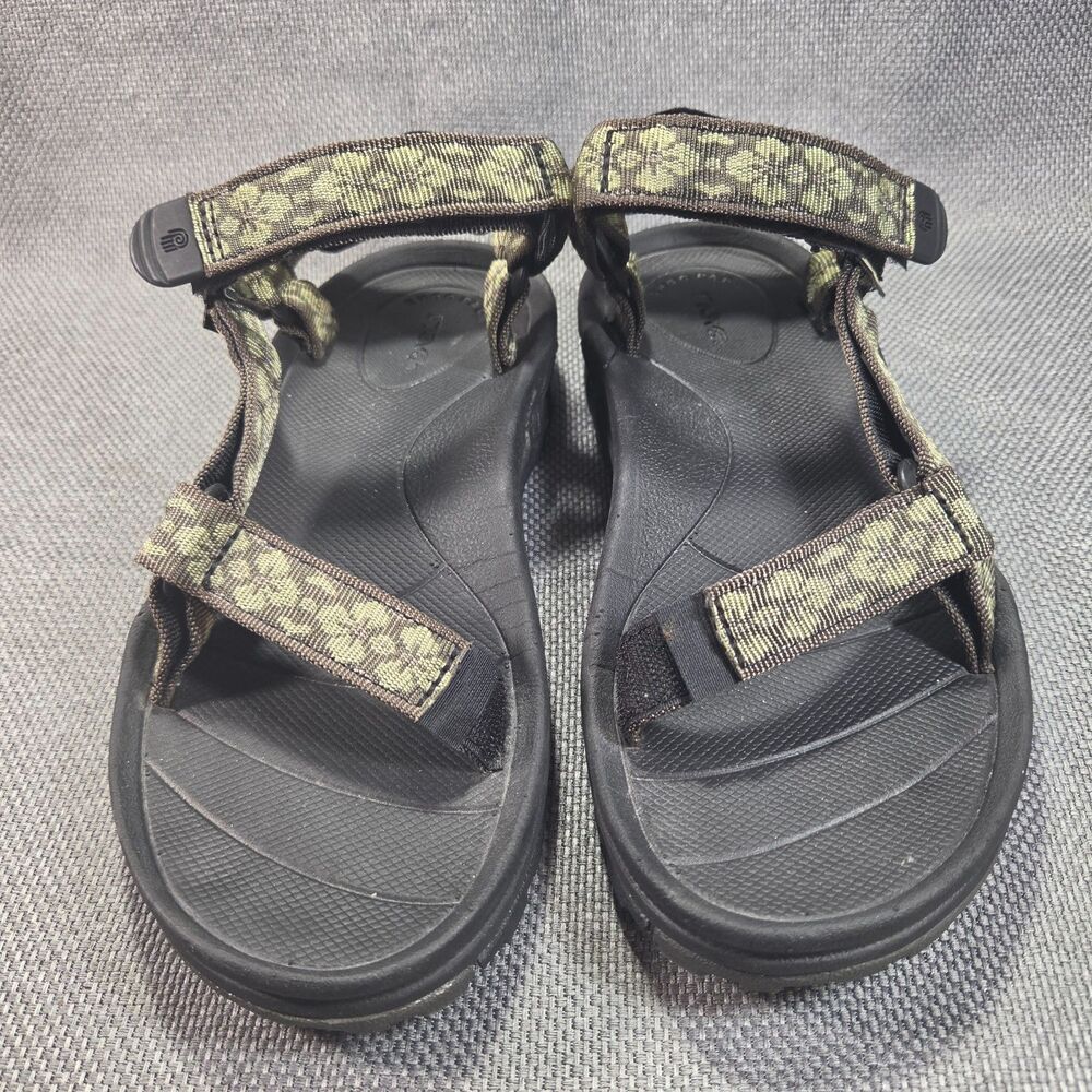 Teva Terra Fi2 Sandals Mens 8 Womens 9 Beige Geometric Hiking Sport Floral